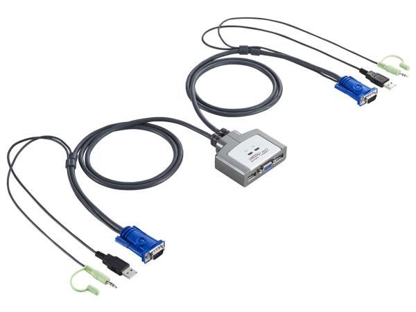 SANWASUPPLY サンワサプライ パソコン自動切替器(2:1) 品番:SW-KVM2AUUN
