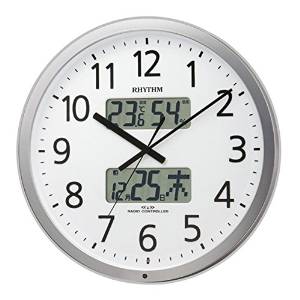 リズム時計 電波時計 プログラムカレンダー403SR4FN403SR19【ZTK5501】の通販は