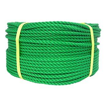 ユタカメイク ユタカ PE-53グリーン PEロープ巻物 9mmX200mの通販は 9,959円