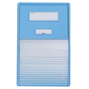 リヒトラブ カードインデックス A4(横1面)20名用 ブルーNCNN303-0084010-7510-11