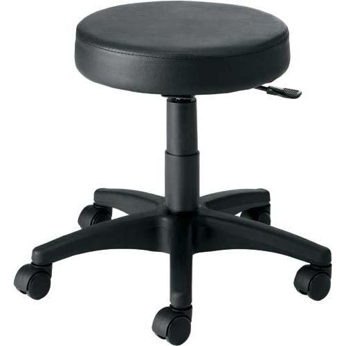 東洋工芸 ワーキングスツール 低座位作業ツール ビニールレザー ブラックの通販は