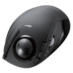 ELECOM エレコム トラックボールマウス/人差し指/8ボタン/チルト機能/無線/ブラック(M-DT1DRBK)の通販は 7,731円