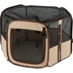 リッチェル 第一営業部 リッチェル たためるペットサークル 75-75 ブラウン