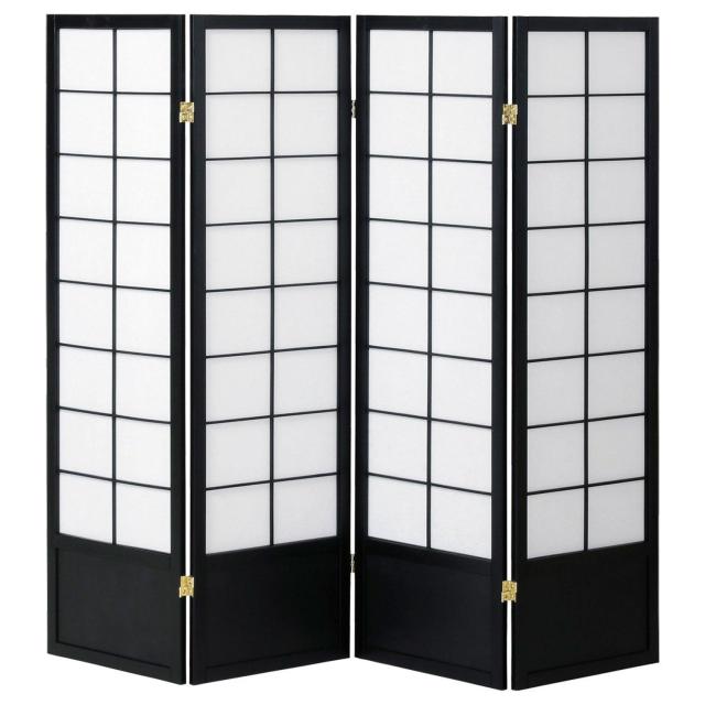 弘益 和風衝立4連 JP-S150-4(BK)の通販は