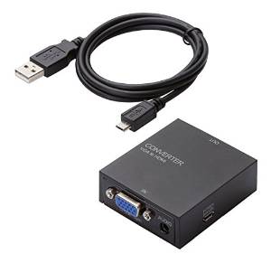 ELECOM エレコム アップスキャンコンバーター/3.5φ/VGA-HDMI/HDMI1.3 AD-HDCV03(AD-HDCV03)