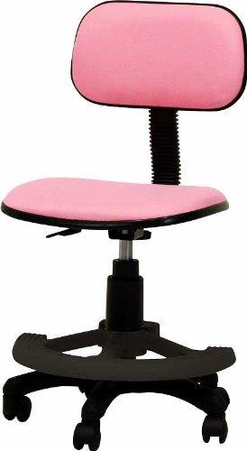 不二貿易 学童チェアー ブラック/ピンク FB-004A 【82690】 北海道、沖縄、離島配送不可