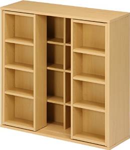 FUJIBOEKI 不二貿易 ダブルスライドラック ナチュラル  DS9090NA DS9090NA 【87011】 北海道、沖縄、離島配送不可の通販は 9,949円