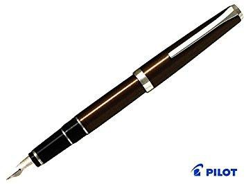 PILOT パイロット 万年筆 エラボー ブラウン 中字・軟 FE-25SR-BN-SM