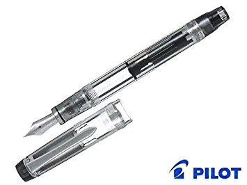 PILOT パイロット 万年筆 カスタムヘリテイジ92 FKVH-15SRS-NC-B ノンカラー 太字 透明