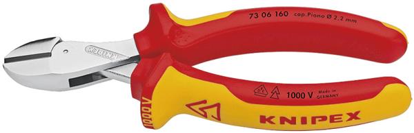 クニペックス KNIPEX 7306-160 X-CUT 絶縁コンパクトニッパー (SB) 7306-160
