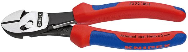 クニペックス KNIPEX 7372-180F ツインフォースニッパー バネ付 7372-180F