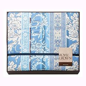 terai ロイヤルクラウン 洗える羽毛肌掛ふとん ブルー 672950LH-6