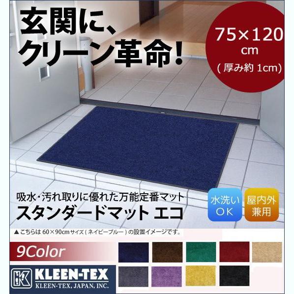 クリーンテックス・ジャパン スタンダードマットS 75×120cm ダークレッド PS0BAI11A0N0NCA7J 1枚