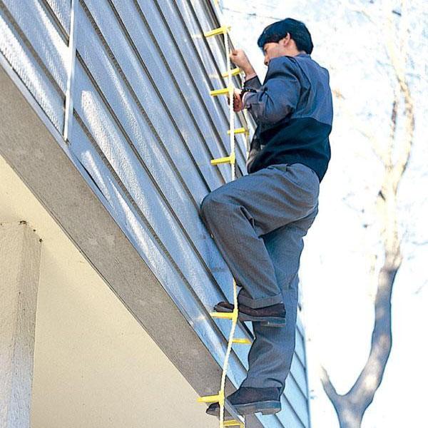 宮堂 八ツ矢工業 アルミ縄ばしご 8m 12044 (1045430)