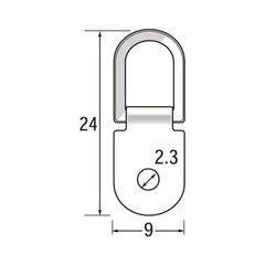 福井金属工芸 6243 ステンレスU型吊カン大