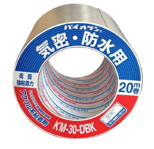 ダイヤテックス * パイオラン 気密テープ両面 黒 KM-30-DBK 75ミリ【入数:16】の通販は