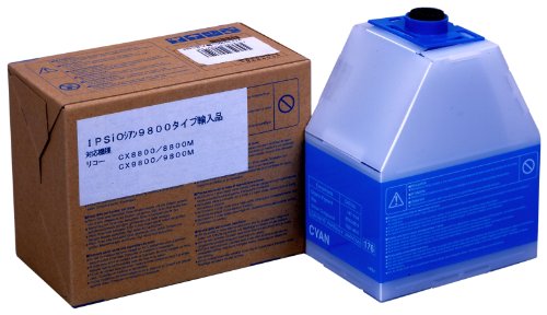 ハイブリッド・サービス RICOH イプシオトナー シアン タイプ9800 タイプ輸入品T160 5488 (RS-TNLP9800CJY)