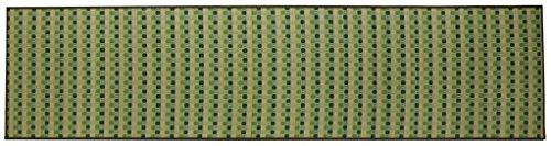 イケヒコ キッチンマット 240 い草ドット柄 グリーン 『ドロップ』 約43×240cm (裏面:滑りにくい加工)の通販は 5,330円