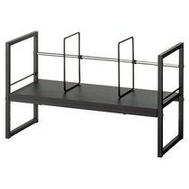 山善(YAMAZEN) デスク上ファイルラック W590mm ブラック(DUF-6025BKBK)