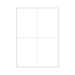 ヒサゴ マルチプリンタ帳票 A4白紙4面 (1200枚) BP2006Z