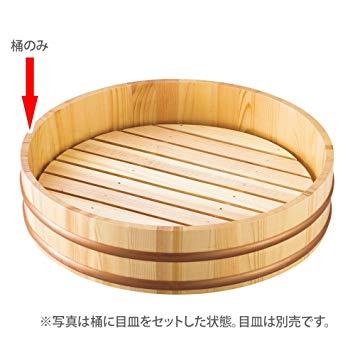 ヤマコー 天然木盛込桶 クリアー(樹脂タガ仕様)桶のみ 9寸 30006【NMLB501】の通販は 5,297円