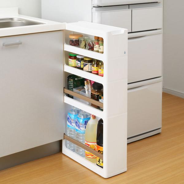 COMOLIFE コモライフ スリムストッカー ストランティ ラックタイプC ブラウン・31508 (1059816)の通販は 9,082円