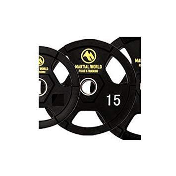 マーシャルワールドジャパン ポリウレタンオリンピックプレート 穴径50mm 15kg UP15000 (1065804)