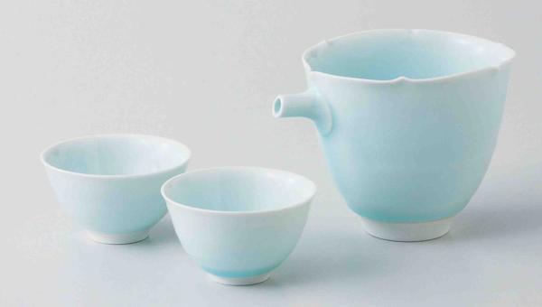 西海陶器 青磁 半酒器 K77-11438