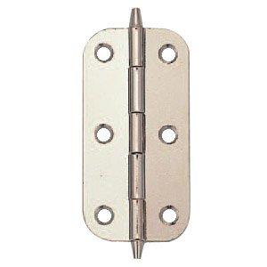 シロクマ 隅丸ロング丁番(鉄)51ミリGB 50枚の通販は 5,053円