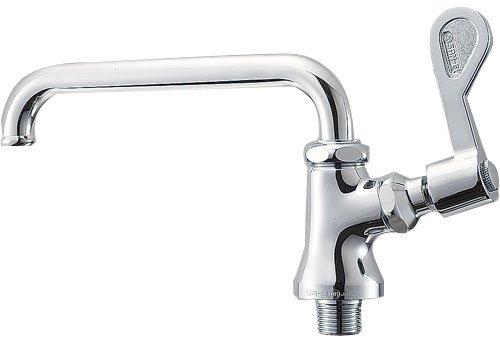 SANEI(旧社名:三栄水栓製作所) 厨房用立形自在水栓[共用形] 二条ネジ仕様 吐水口高さ:70mm A5311-13 6,296円