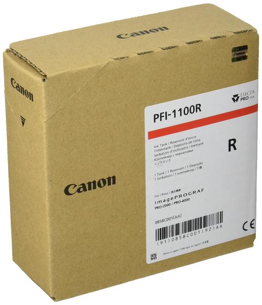CANON キャノン canon キヤノン 大判プリンタ インクタンク PFI-1100 R レッド 160ml