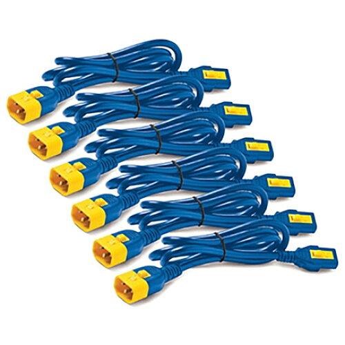 SCHNEIDER APC シュナイダー APC Power Cord Kit (6 ea) Locking C13 to C14 1.8m Blue(AP8706S-WWX591) 10,784円