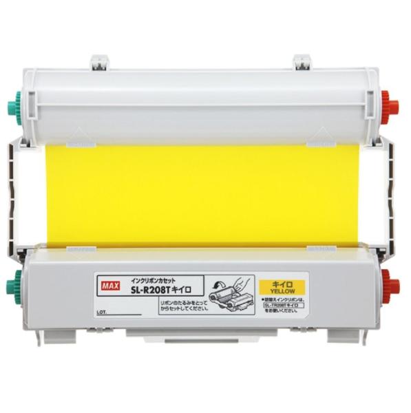 マックス ビーポップ CPM-200用 インクリボンカセット 黄  SL-R208T 1個