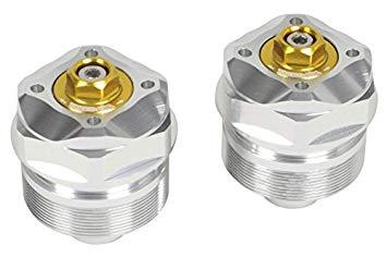 スペシャルパーツ武川 フロントフォークトップボルト シルバー/ゴールド GROM(JC61-130〜・JC75)・MSX125SF・モンキー125  品番:06-02-0069