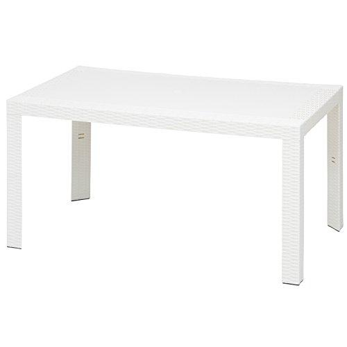 FUJIBOEKI 不二貿易 ステラ テーブル 80×140 ホワイト URANO WHITE 【12518】 北海道、沖縄、離島配送不可の通販は