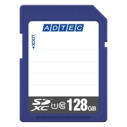 アドテック SDXCカード 128GB UHS-I Class10 データ復旧サービス付き(AD-SDTX128G/U1)