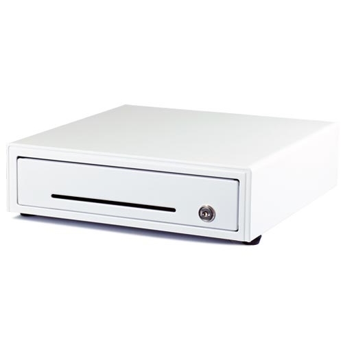BUSICOM ビジコム 手動式キャッシュドロアmini(3札6コイン/W330xD330xH101mm/ホワイト)(BC-DW330HP-W)