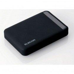 ELECOM エレコム USB3.0 ポータブルHDD ハードウェア暗号化 パスワード保護 1TB(ELP-EEN010UBK)