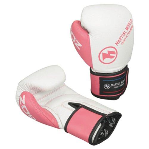 マーシャルワールド BG12-6-PKWH ベーシックグローブ・6オンス・ピンク白【新ロゴでの手配となります】