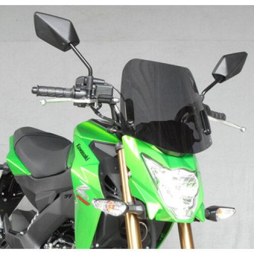 旭風防 【必ず購入前に仕様をご確認下さい】ミドルスクリーン BKスモーク  Z125PRO (KZ-03)