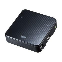SANWASUPPLY サンワサプライ DisplayPort対応手元スイッチ付きパソコン自動切替器(2:1)(SW-KVM2WDPU)