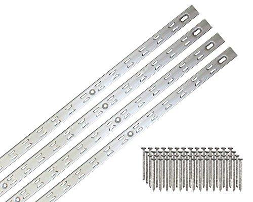 HILOGIC ハイロジック 98181 リーフ棚柱 1820mm シルバー 4本(ビス付)