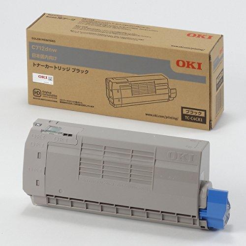 OKI 沖電気 トナーカートリッジ ブラック (C712dnw) (TC-C4CK1)
