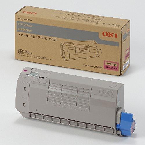 OKI 沖電気 トナーカートリッジ(大) マゼンタ (C712dnw) (TC-C4CM2)