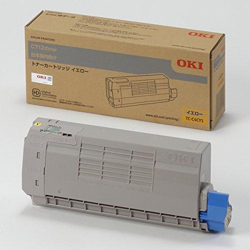 OKI 沖電気 トナーカートリッジ イエロー (C712dnw) (TC-C4CY1)