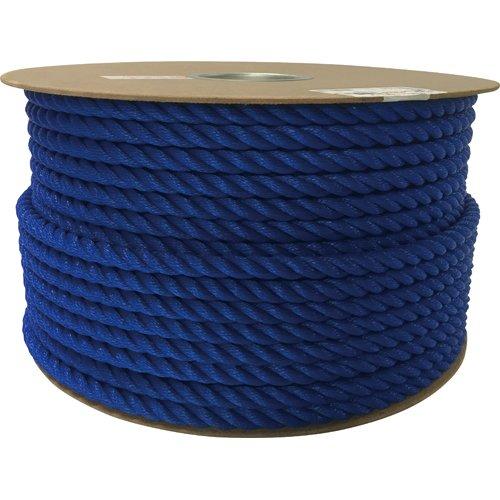 ユタカメイク ユタカ ポリエチレンロープドラム巻 12mm×100m ブルー code:7947682