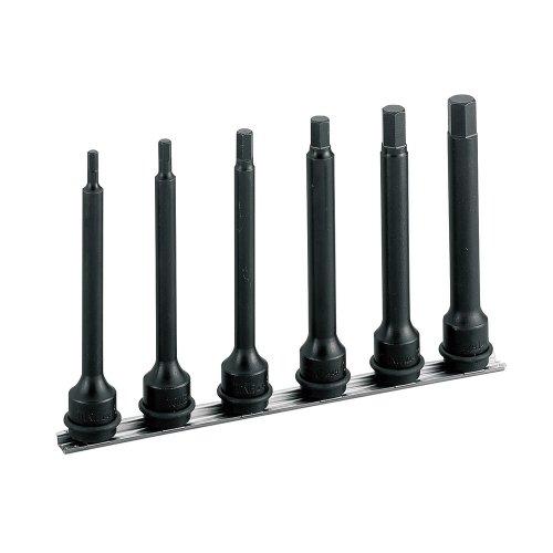 TONE インパクト用ロングヘキサゴンソケットセット(ホルダー付) 6pcs code:8109173