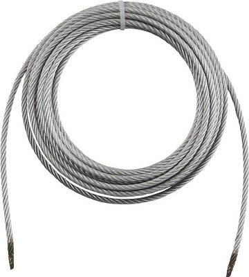 TRUSCO トラスコ中山 TRUSCO 手動ウインチ用ワイヤーΦ8×10M用(切りっ放し) code:7673515の通販は