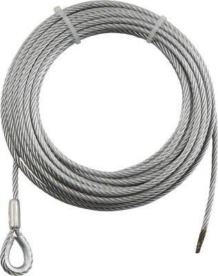 TRUSCO トラスコ中山 TRUSCO 手動ウインチ用ワイヤーΦ8×30M用(シンブル入りロック加工) code:7673655の通販は