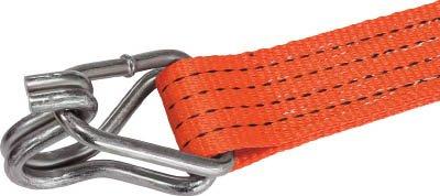 TRUSCO トラスコ中山 TRUSCO ベルト荷締機 50mm幅 800kg フック＆キーパータイプ code:7681437